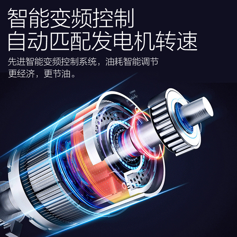 3/4/8KW变频汽油发电机轻型家用220冰淇淋机植保打药无人机充电器