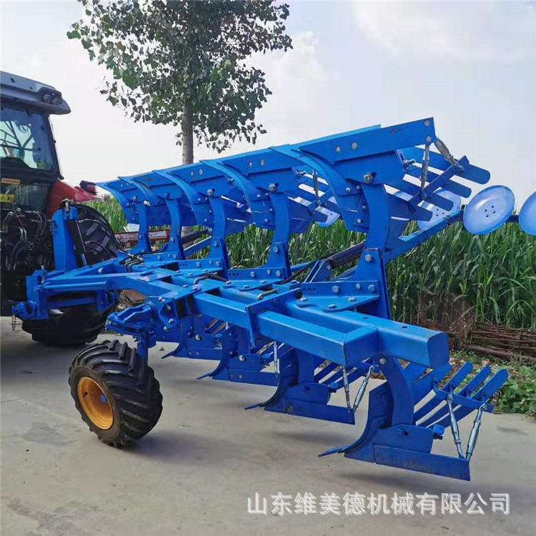 大型农场专用拖拉机带液压翻转犁多铧液压翻转犁深耕花式犁厂家