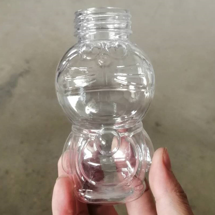 Fábrica al por mayor transparente de plástico para mascotas creativo DIY deseando botella de caramelo hecha a mano Arco Iris nebulosa estrella suerte botella vacía