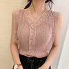 Knitted T-shirt, top with cups, sexy tank top, long-sleeve, bottom shirt, summer jacket