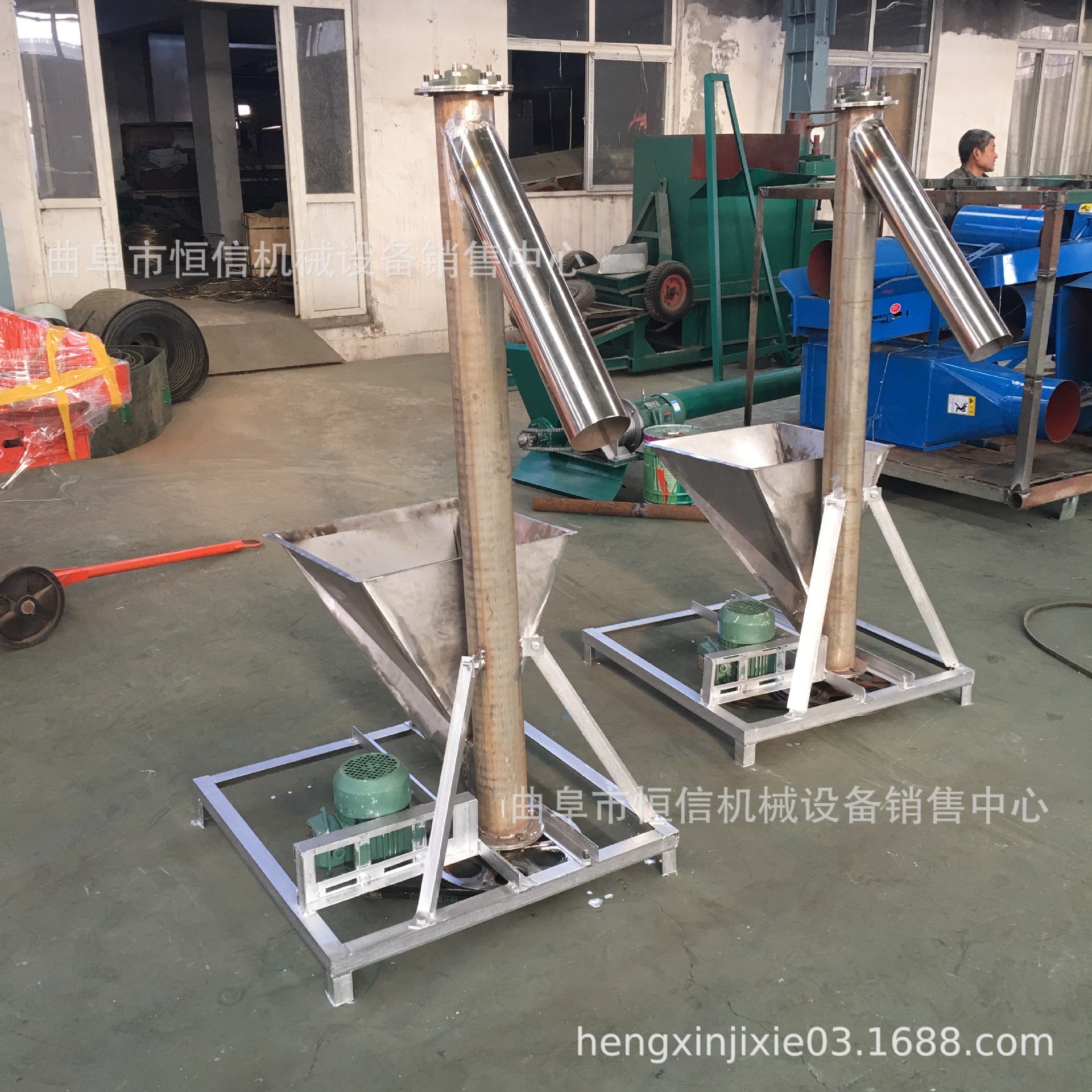 自产自销炒货炒料螺旋提升机zcjb 炒货店垂直式螺旋上料机 多用途