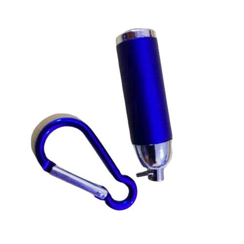 Aluminum alloy LED mini keychain light telescopic zoom flashlight with printable LOGO electronic light outdoor small flashlight