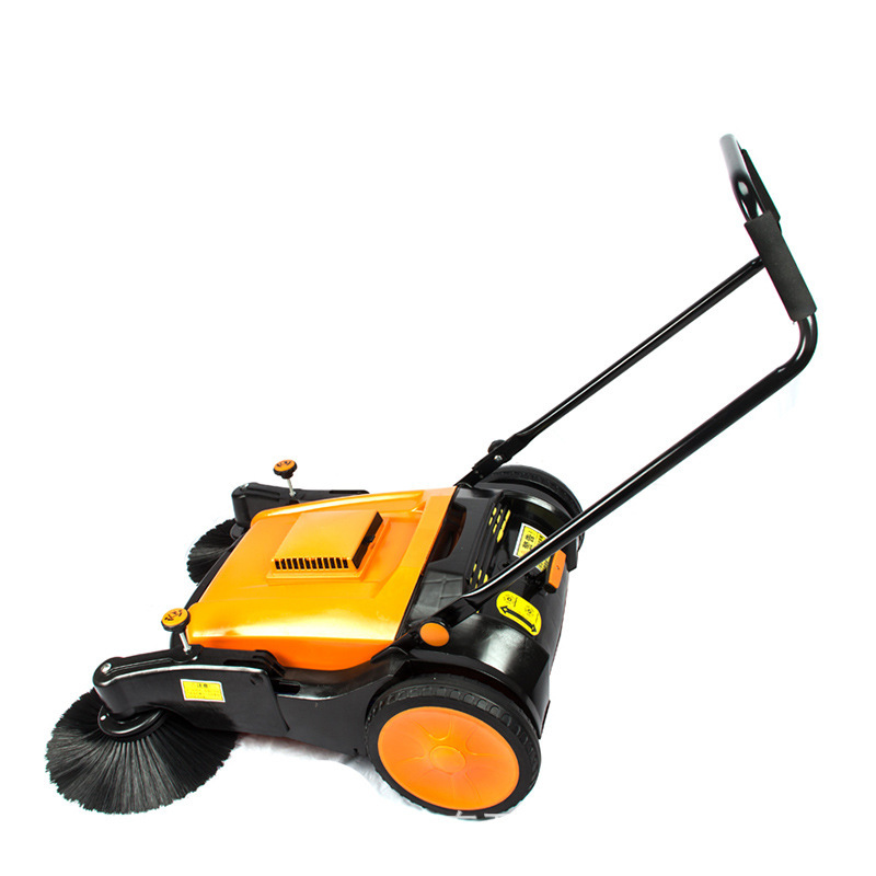 Wholesale Hand Push Sweeper Unpowered Manual Vacuum Truck Sweeper Factory Workshop Property Leaf Sweeper