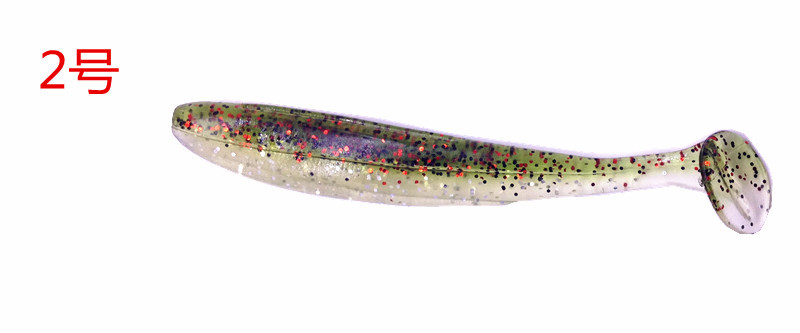 Small Paddle Tail Fishing lures soft baits Fresh Water Bass Swimbait Tackle Gear