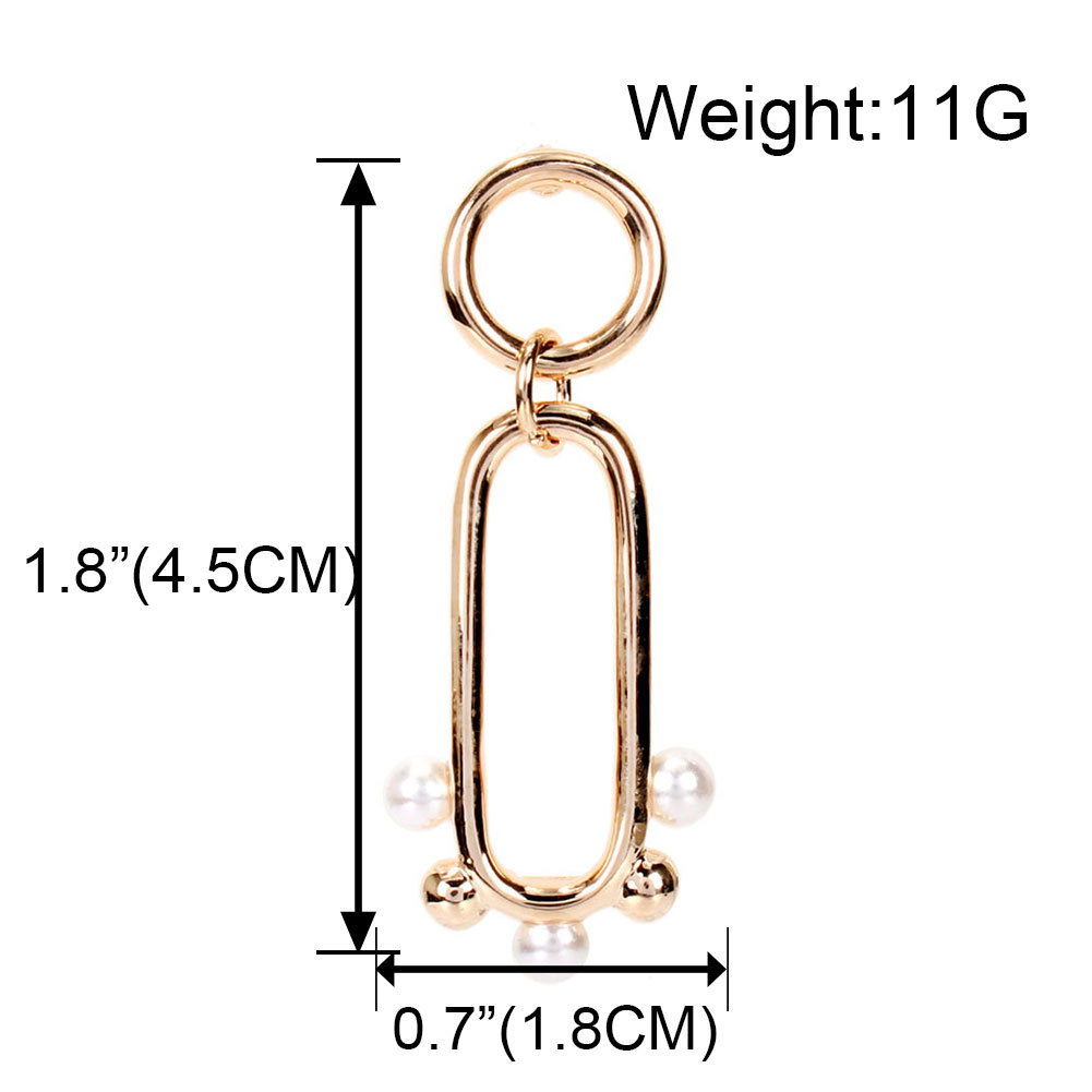 Ornement Europe Et En Amérique Croix Frontière Creux Ovale Oeil De Cheval À La Mode Boucles D'oreilles F4670 display picture 1