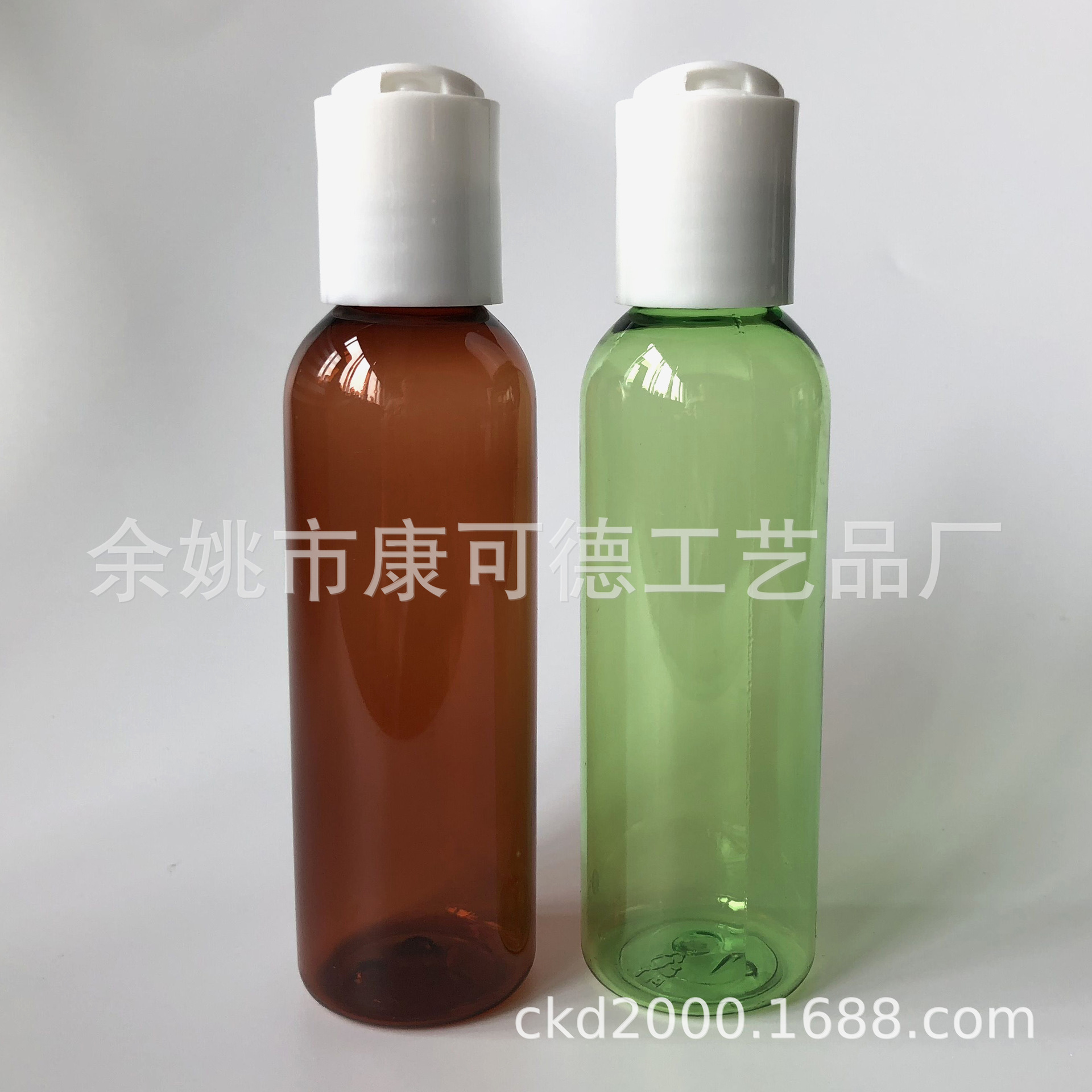 塑料瓶，瘦长形状，Pet瓶60ml千秋盖瓶，按压盖
