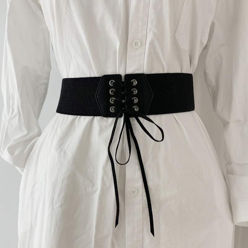 105g Weight Corset Belt Classification Outdoor Occasion Black Belt Women Wide Decoration Elastic Girdle