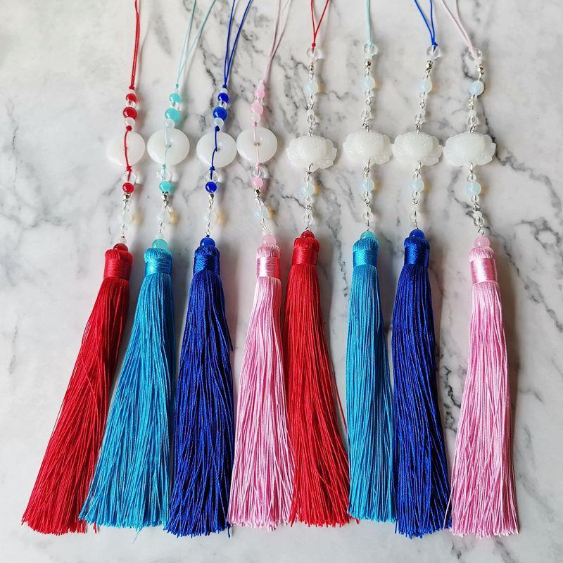 汉服禁步流苏平安扣吊坠腰玉佩古风饰品腰间配饰古装压裙坠压襟步|ms