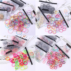 韓版新款網紅髮飾高彈力多款組合皮筋小鳥袋發繩女學生扎馬尾頭繩