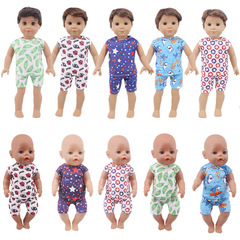 Alibaba.com Hot Selling Baby Doll Homecoming Suit 43cm Summer Fairy Doll Set 18-inch American Girl Doll Clothes