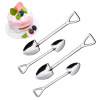 Retro dessert spoon stainless steel, shovel for ice cream