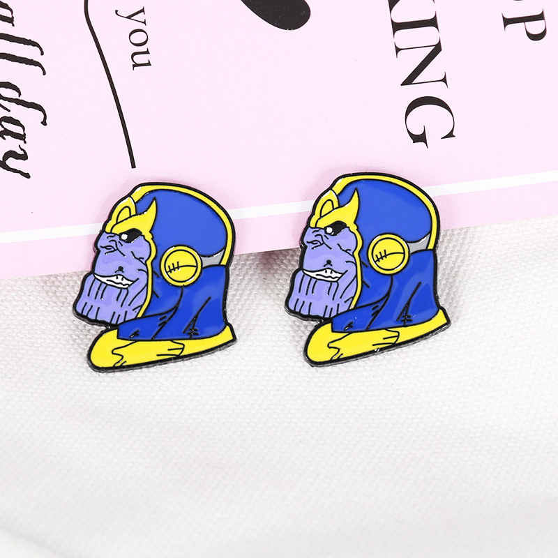 Funny Cartoon Alloy Plating Brooches display picture 3