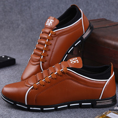 New Summer Breathable Versatile Fashion Trend Men's Shoes Sports Casual Leather Shoes Cross-border Large Men's Korean Style Trendy Shoes