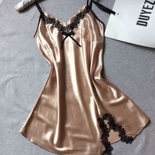 sexy пижамы платьяе Sleep dress sexy v-neck 性