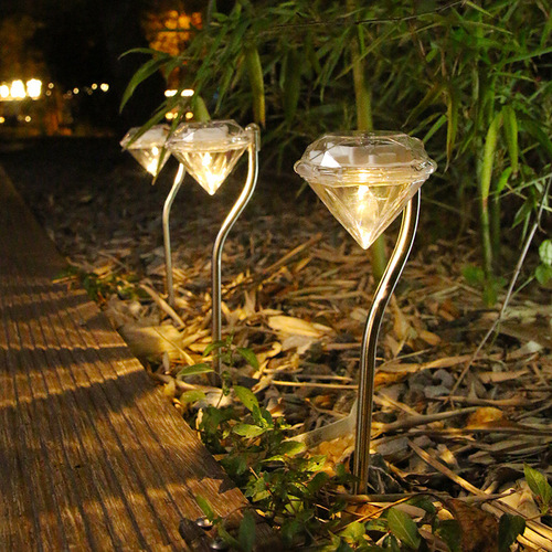 Outdoor waterproof solar light courtyard decoration lawn light colorful light gradient night light garden villa courtyard lighting