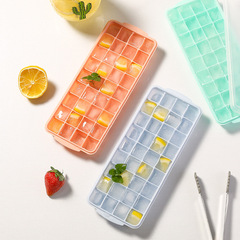 Silicone Ice Cube Tray Freezer Food Storage Ice Ball Maker with Lid Home Small Fast Freezer Refrigerator Ice Cube Mold