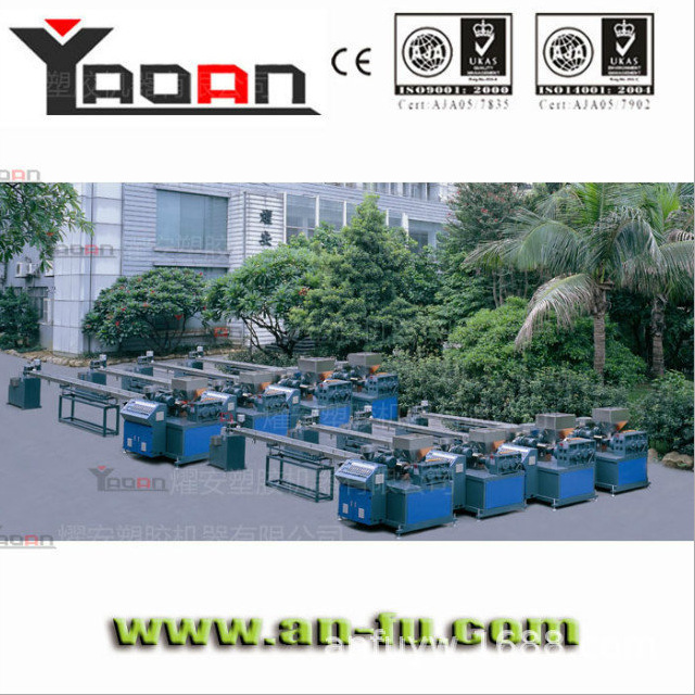 安富/燿安出售PPPE塑胶仿藤挤出设备发泡藤挤出机