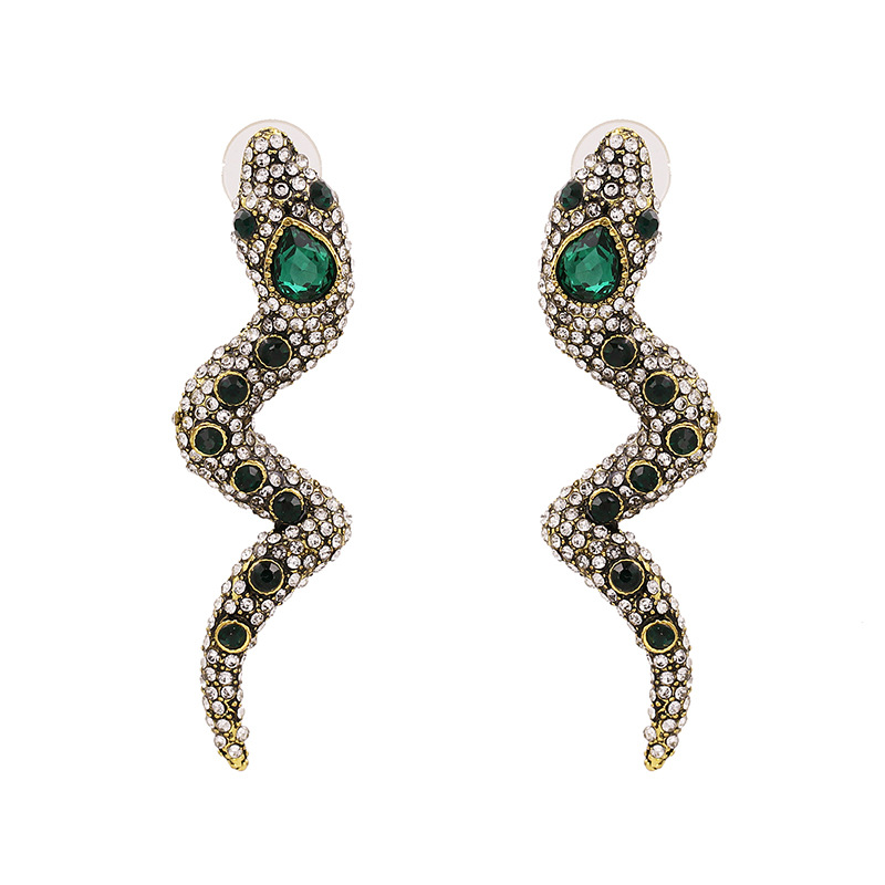 New Fashion Retro Snake-shaped Earrings For Women Wholesale display picture 7