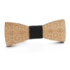 Wooden men's bow tie for elderly with bow, suitable for import