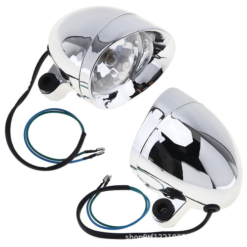 Motorcycle accessories Harley cruise Prince car modification universal retro bullet type installation auxiliary small fog light spotlight