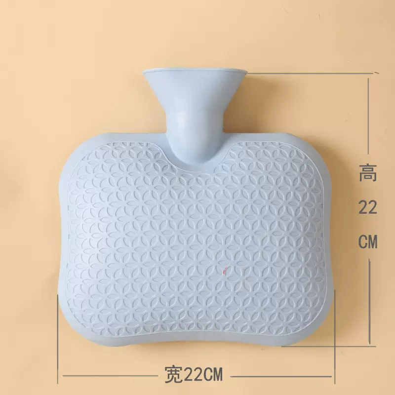 加厚PVC注水热水袋非硅胶橡胶暖水袋灌水充热水的暖手宝防漏