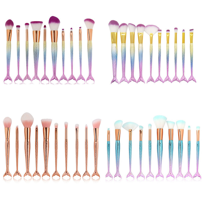 Mermaid Makeup Brush Set Image 9