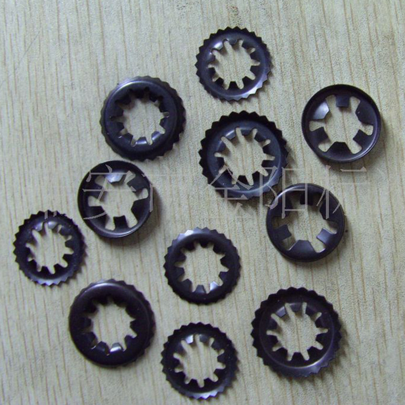 厂家生产 多规格轴承夹介子 轴用自扣帽带帽轴夹 盖帽轴承夹垫圈