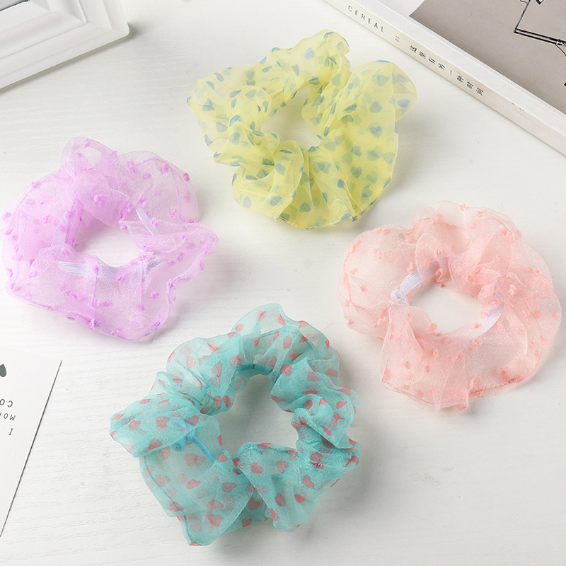 Cute Tulle Hair Scrunchies display picture 1