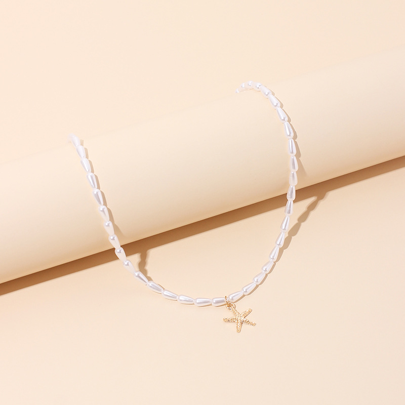 4g Weight Necklace Classification Wedding, Travel Occasion Women'S Gender Fashion Style Fashion Pearl New Necklace For Women 1