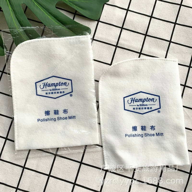Звездные принадлежности для гостиничного номера, одноразовая ткань для полировки обуви, утолщенная ткань из спанlace, ткань для полировки обуви