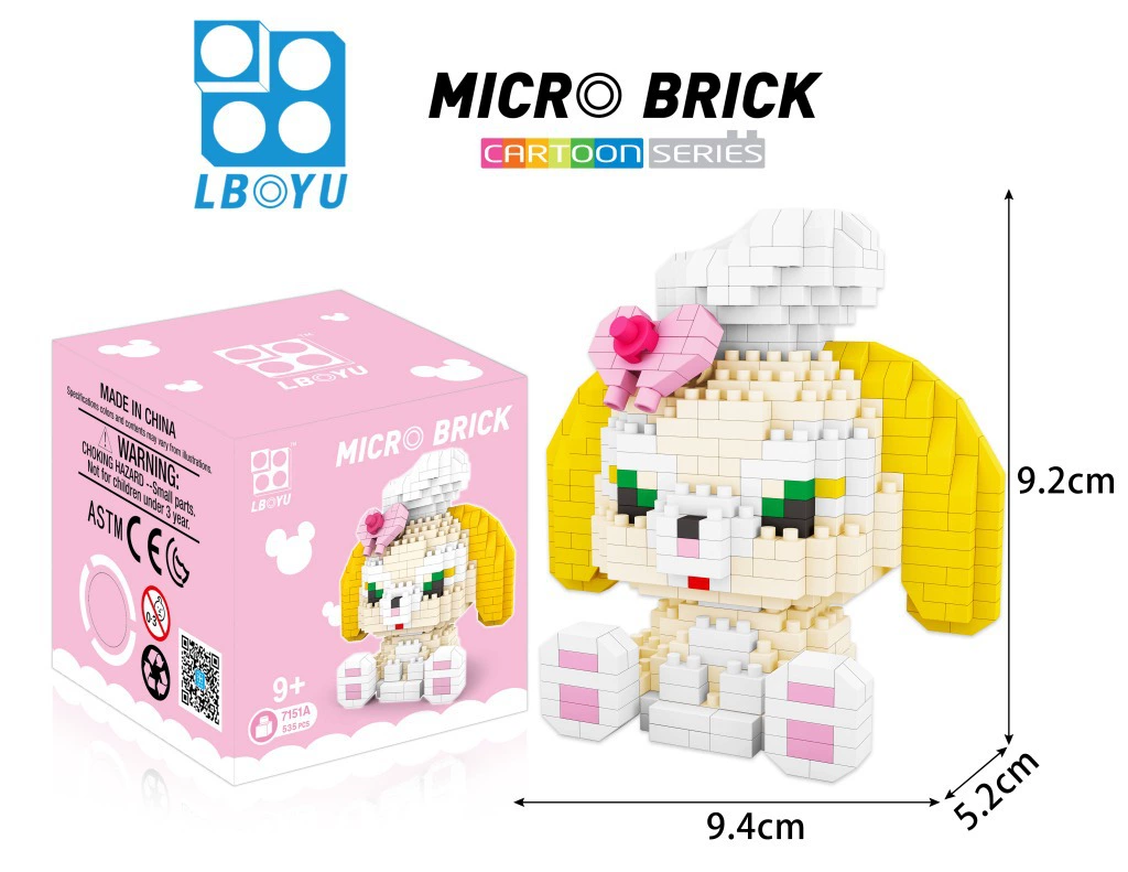 BY частички конструктор маленькие частичные игрушки вставки творческий diy7150A-7155A серия уличные лотки игрушки оптом