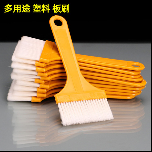 Manufacturer wholesale plastic board brush, thin handle brush, barbecue brush, hair transplant brush, plastic handle wire brush for dust removal and cleaning