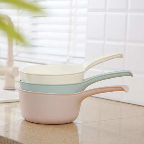 Supermarket Same Style Water Ladle Kitchen Plastic Ladle Baby Shower Cup Household Children's Bath Ladle Upright Water Spoon