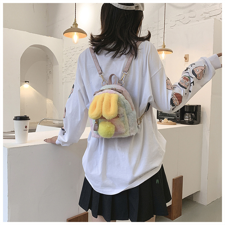 Fashion New Cute Rabbit Ears Backpack display picture 15