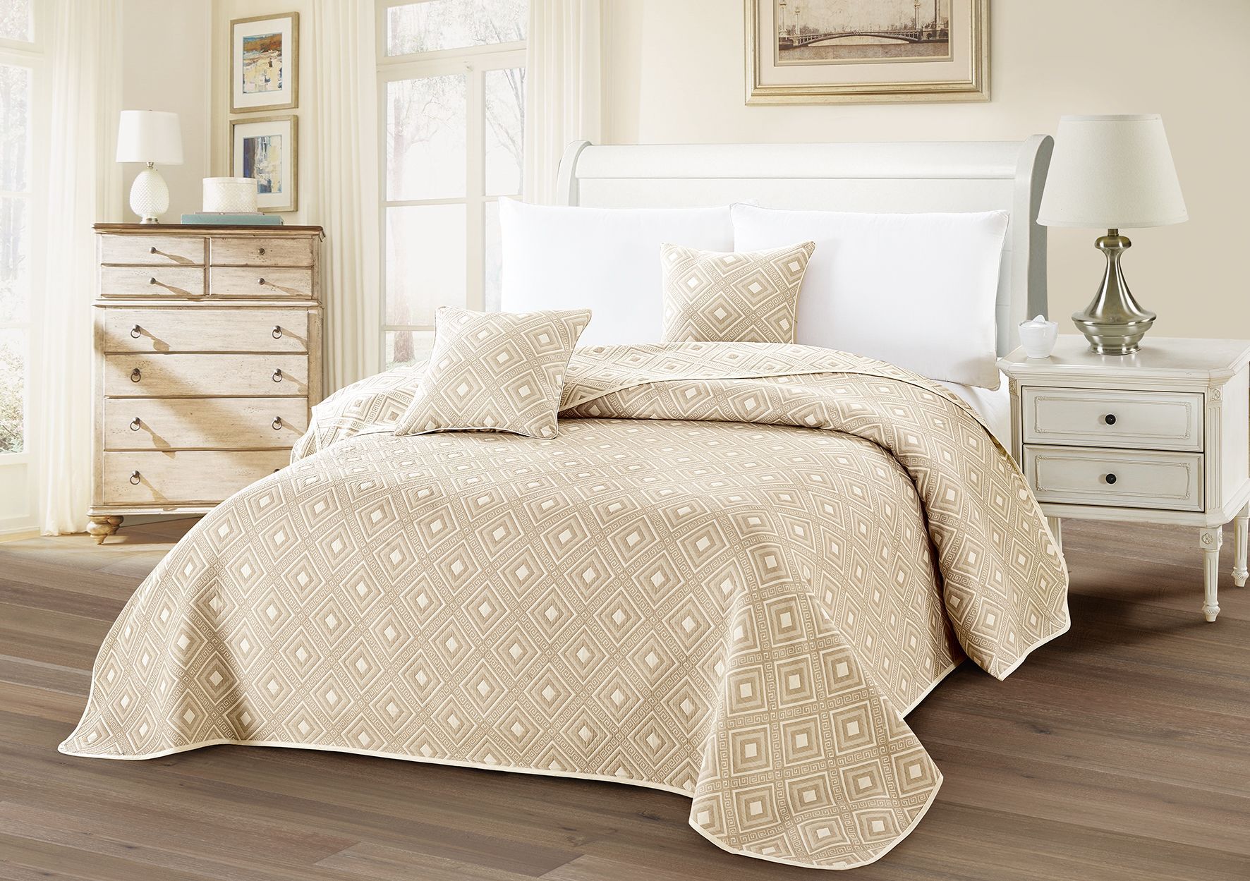 【外貿(mào)專供】外貿(mào)出口純棉歐美風(fēng)三件套