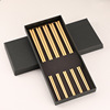 Square chopsticks stainless steel, Japanese and Korean, wholesale