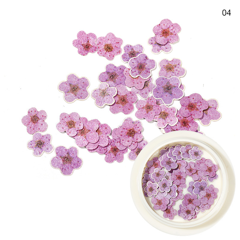 Joyas de manicura de la princesa inswind coloridas flores y hojas pájaros mariposas primavera serie de pulpa de madera parche de manicura