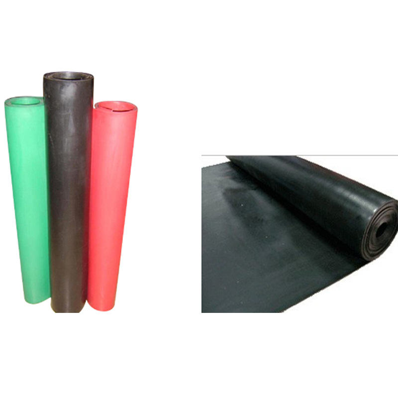 AN源头工厂10m长彩色车间操作间防滑胶板 3mm成卷胶板 橡胶卡车垫