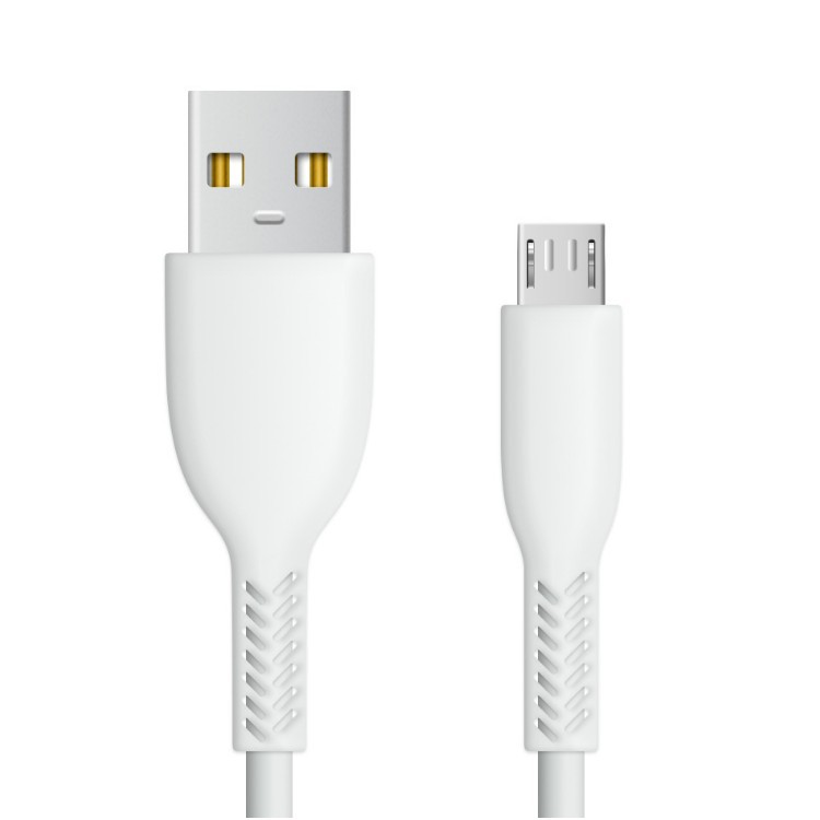 USB mobile injection molded long tail fast data suitable for single head Android phone charging cable_voghion.com