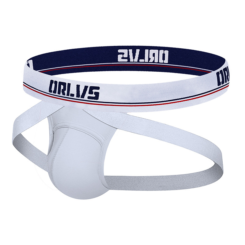 Low Waist Wide Belt Back Pocket Pouch Thong