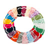 Children's hair accessory, nylon soft donut, tights, headband, European style, 22 colors