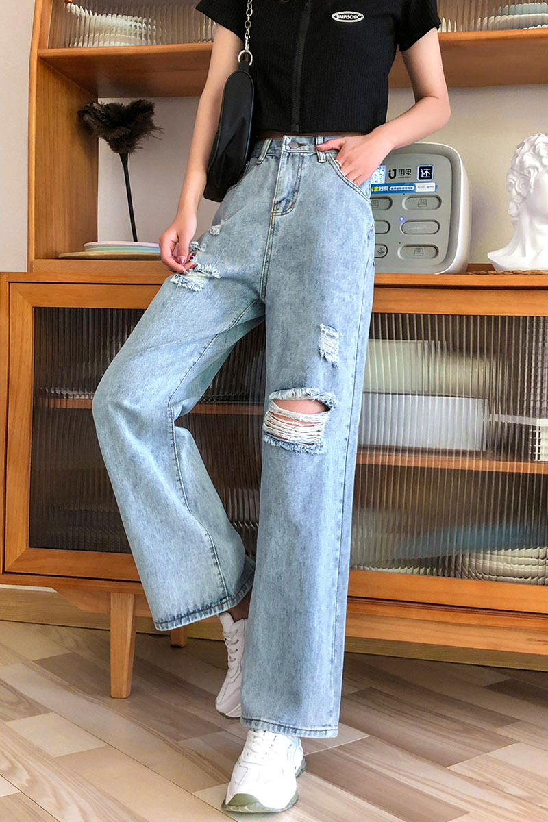 Pantalon léger femme en cow-boy - Ref 3430151 Image 23