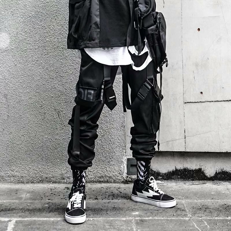 AliExpress functional overalls men's dark functional pants umbrella pants hip hop ins trendy all-match casual pants men AliExpress functional overalls men's dark functional pants umbrella pants hip hop ins trendy all-match casual pants men