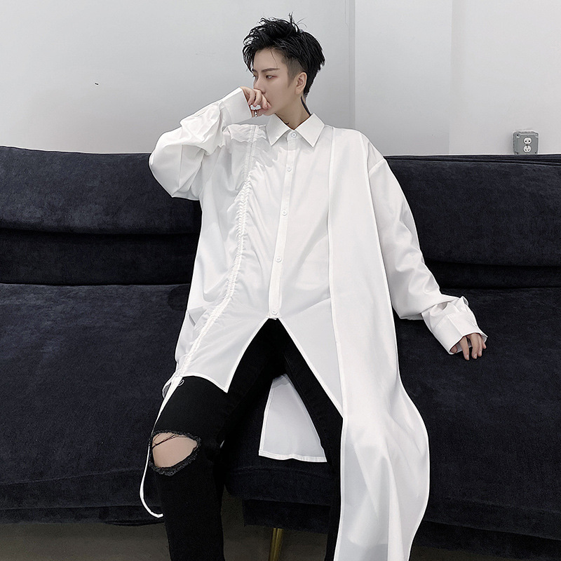 Wholesale foreign trade autumn and winter shirts for men and women, trendy loose bottoming shirts, casual shirts C80 P95_voghion.com