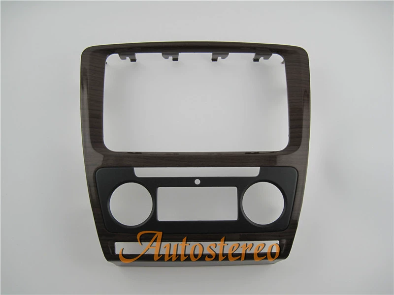 Skoda Octavia 08-13 ручной кондиционер персик деревянная рамка автомобиля аудио навигация GPS/DVD модификация Поверхностная рама
