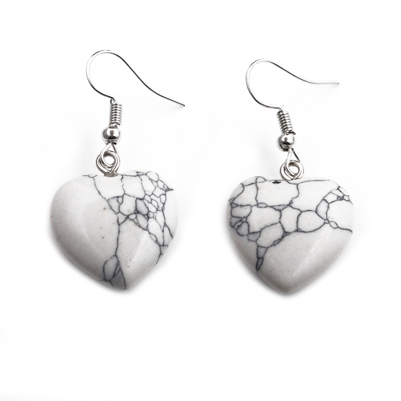 Pendientes Corazón Turquesa display picture 5