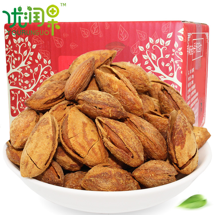 Shell almonds 5 pounds Milk Almond Special purchases for the Spring Festival bulk wholesale Dry Fruits new goods nut snacks