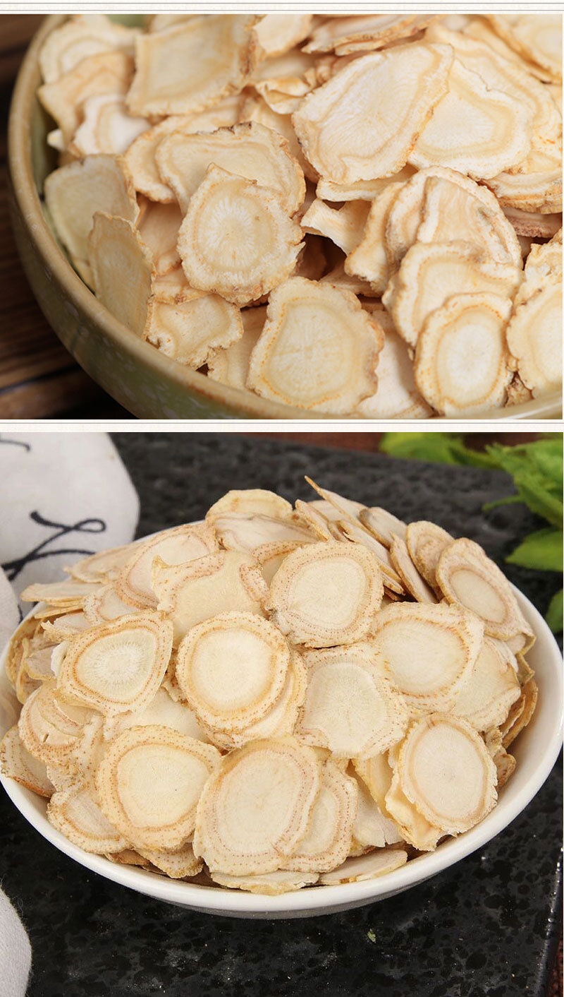 American Ginseng Root Slices Xi Yang Shen 10g Dried Herbal Decoction Pieces from Jilin preparation