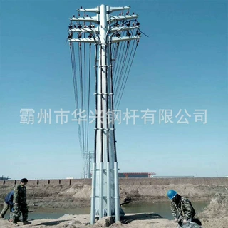 10KV钢管塔 电缆终端钢管杆 耐张输电钢杆 钢制电力塔批发