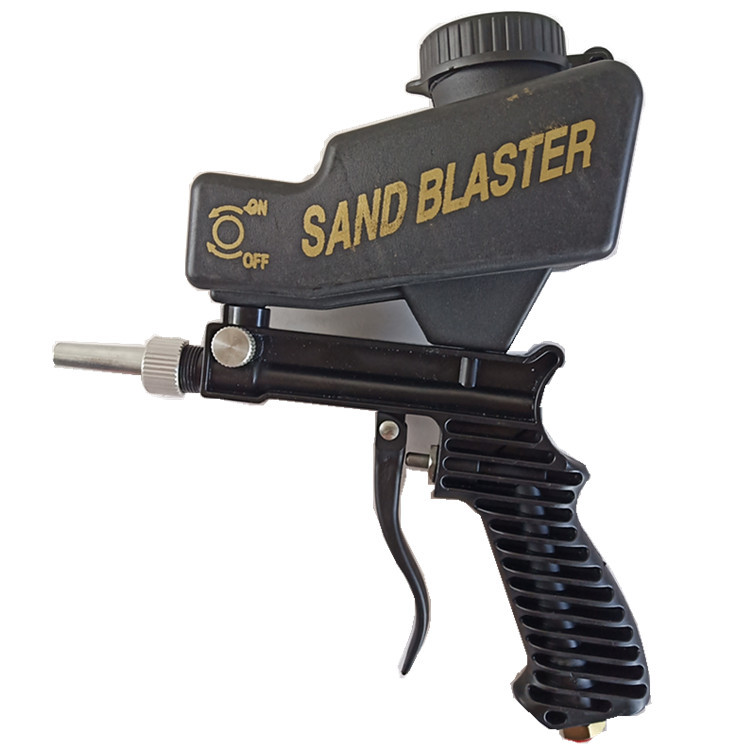 Small Hand-held Pneumatic Sandblasting Gun Portable Gravity Spray Gun Hardware Tools